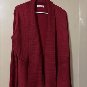 Madison Deep Red Women's Cardigan